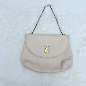 PALOMA PICASSO CREAM LEATHER HANDBAG